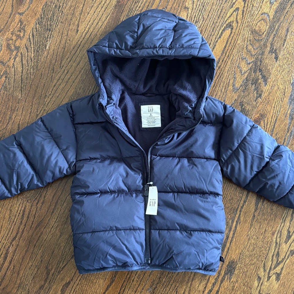 GAP Kids Quilted Navy Jacket